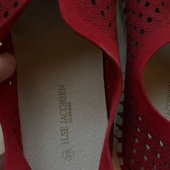 Ilse Jacobsen slip on loafer - Beautiful red! - Picture 4 of 4